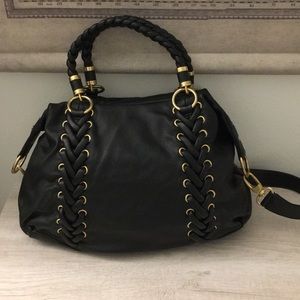 Tahari Shoulder Bag with Braided straps.